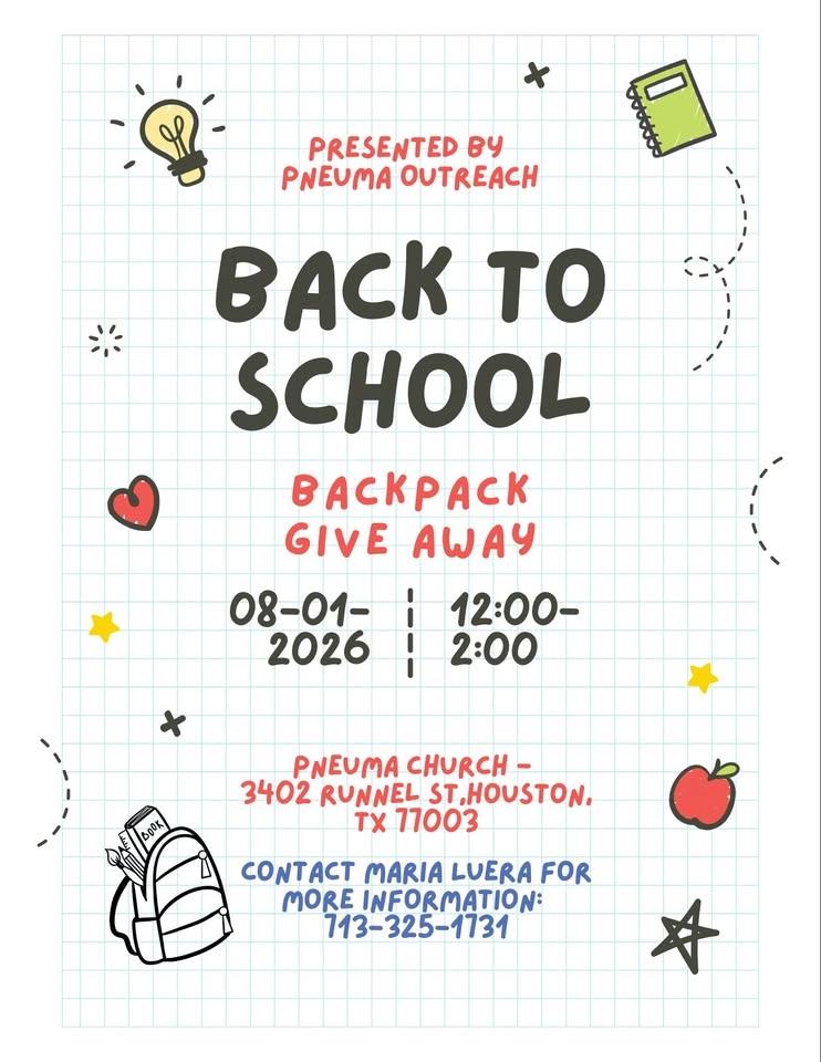 Backpack give away