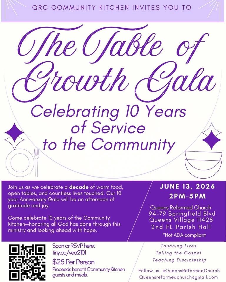 Table of Growth Gala celebrating 10 years of service to the community