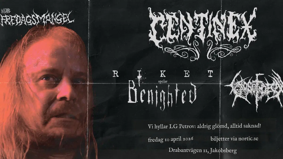 LG LEGACY NIGHT w. Centinex + RIKET + Lords Of Decay @Klubb Fredagsmangel