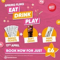 Spring Fling Tickets - Buzz Bingo Warrington 17/04