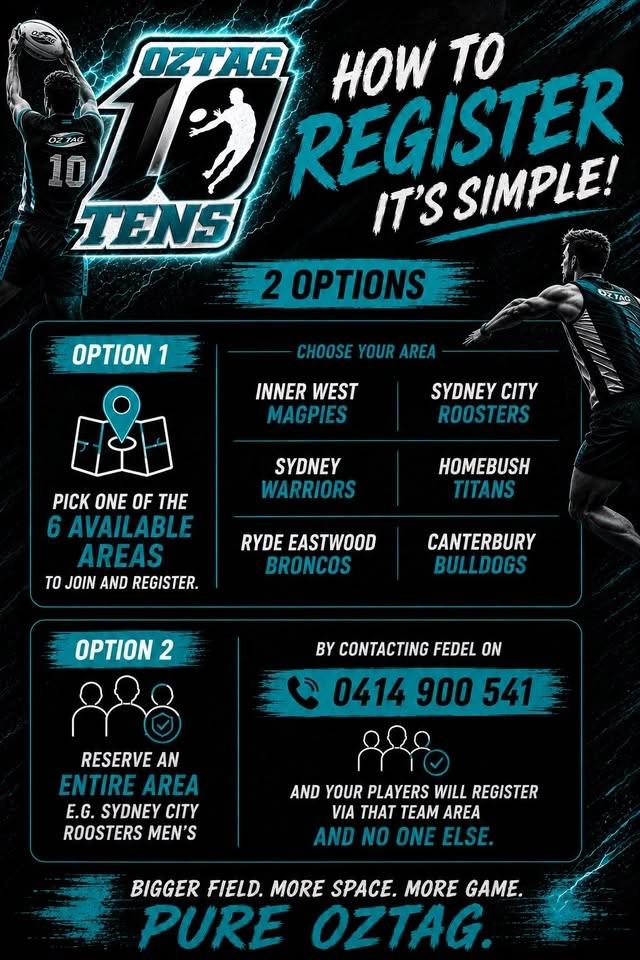 Oztag 10’s competition