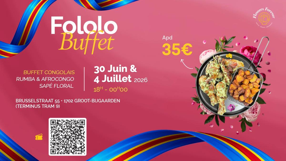 Fololo Buffet: Buffet congolais / Congolees buffet à volonté