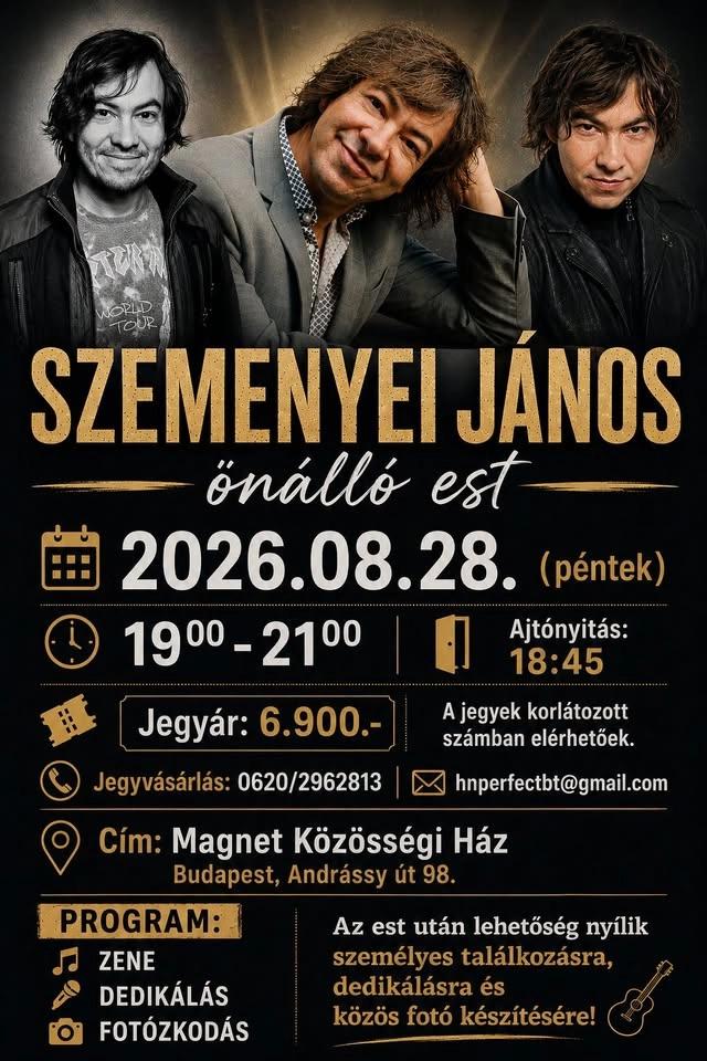 Szemenyei János önálló estje