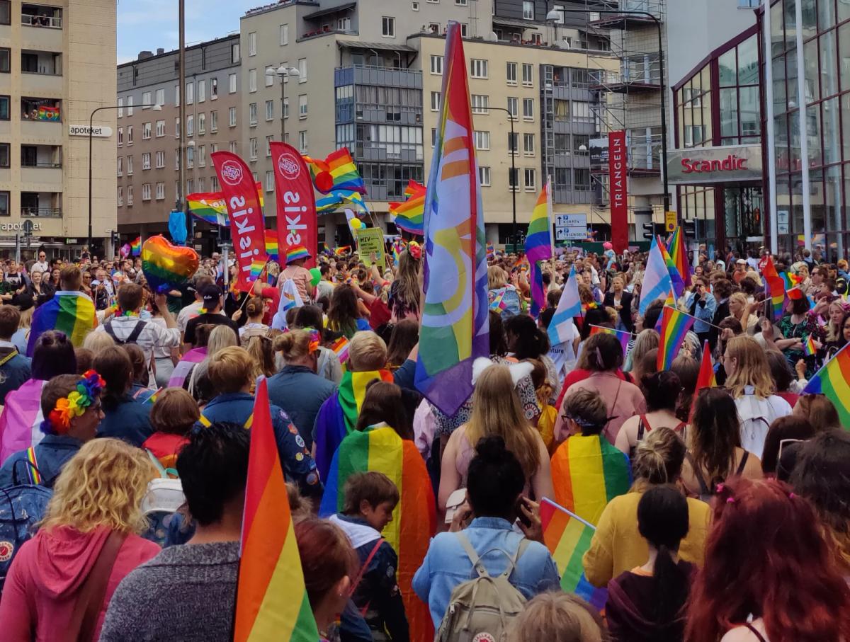Prideparad med Malmö Pride