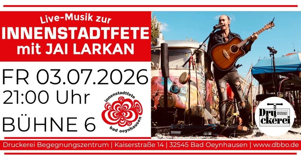 Jai Larkan - Live zur Innenstadtfete