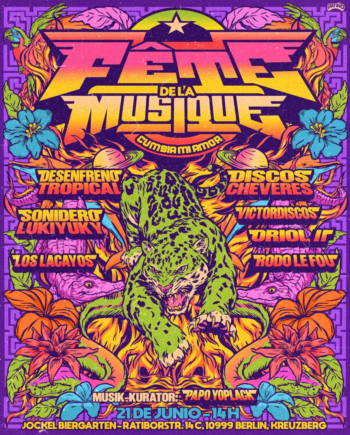 Cumbia Mi Amor / Fête de la Musique 2026 / Free Open Air