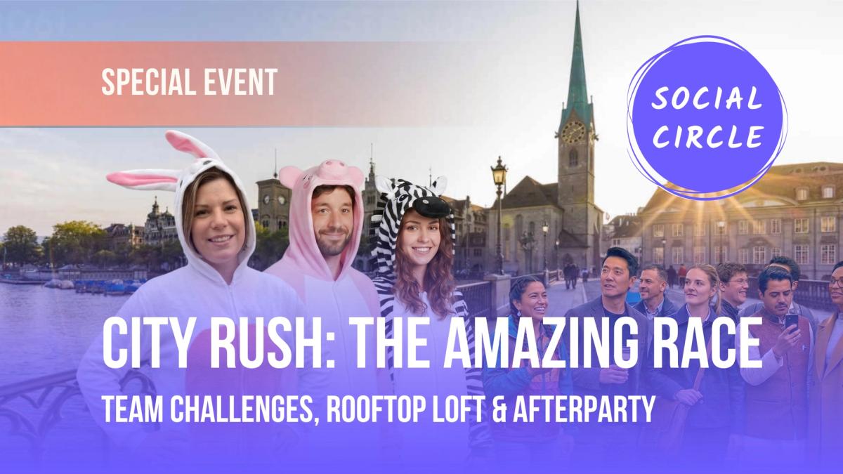City Rush: The Amazing Race & Rooftop Lounge