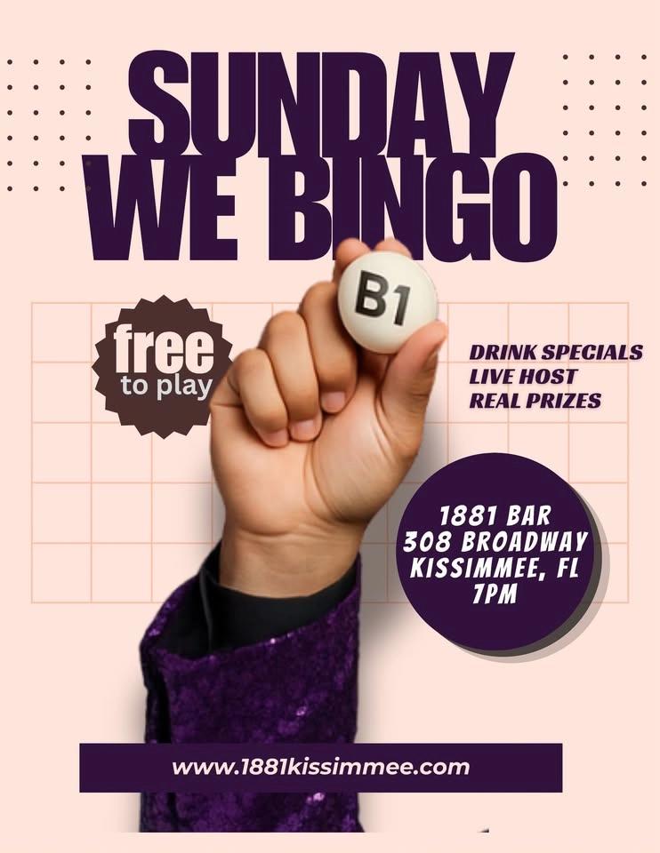 Sunday We Bingo @ 1881
