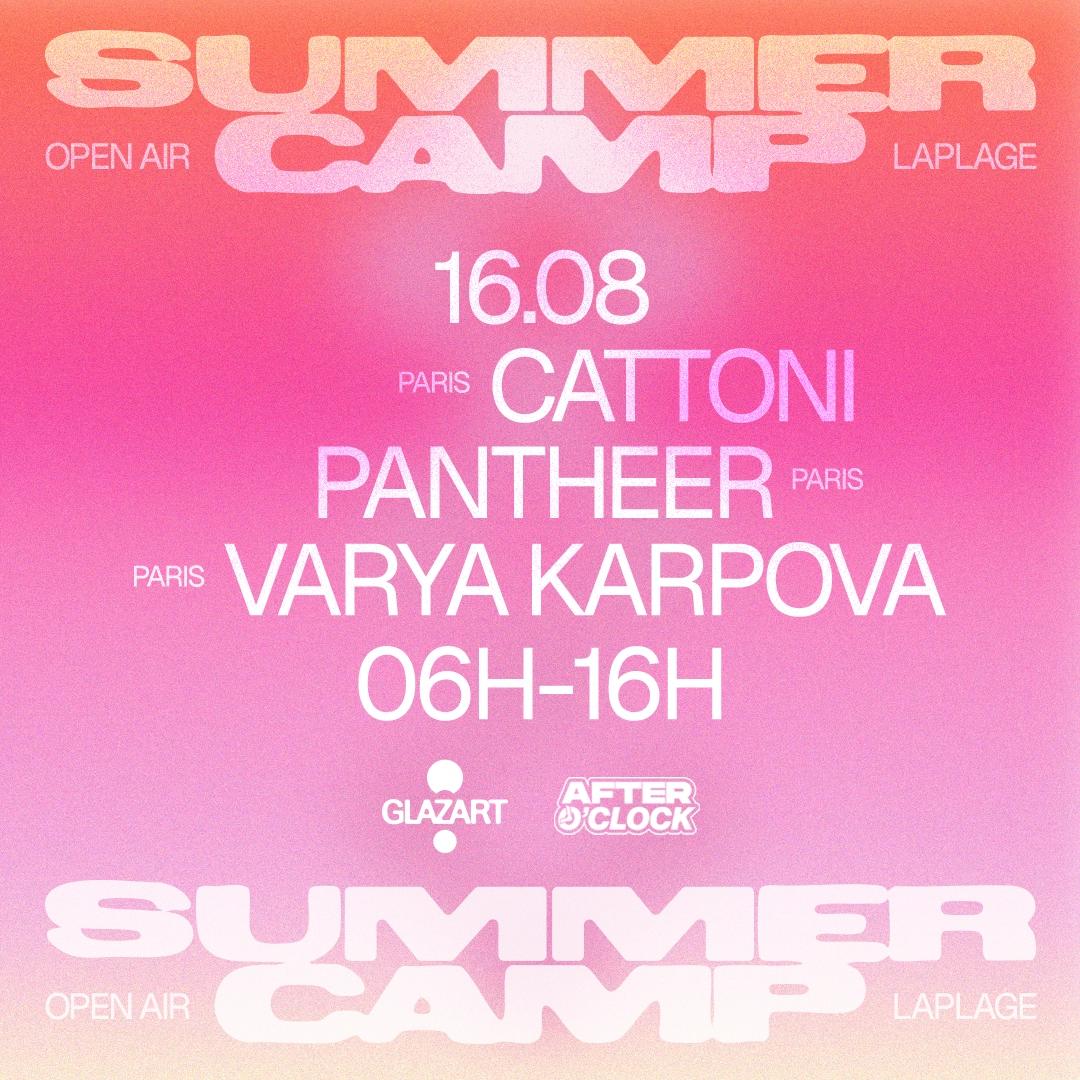 After O'Clock X La Plage Open Air: Cattoni, Pantheer, Varya Karpova