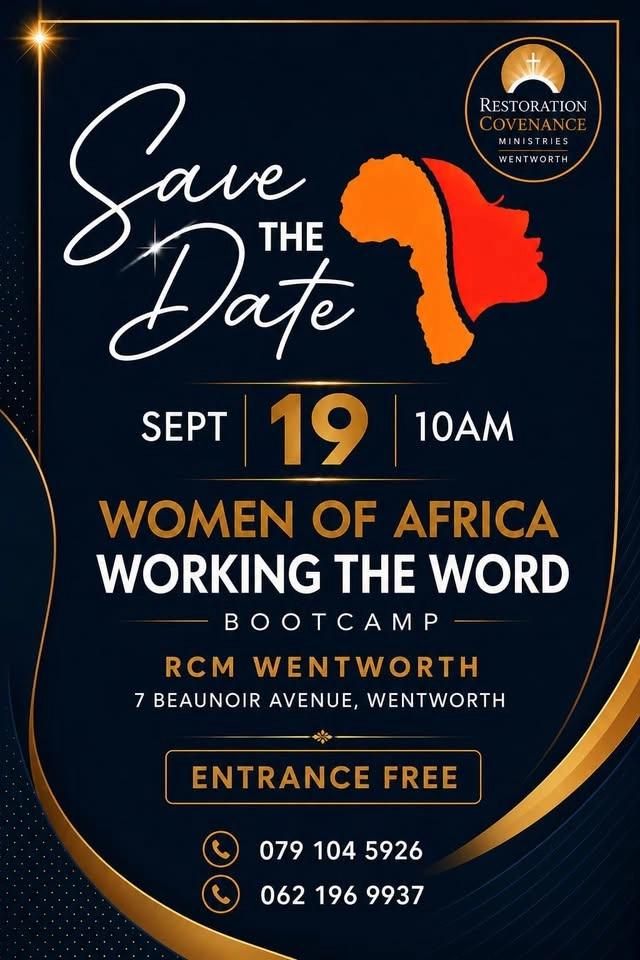 Women of Africa Working the Word Bootcamp Wentworth