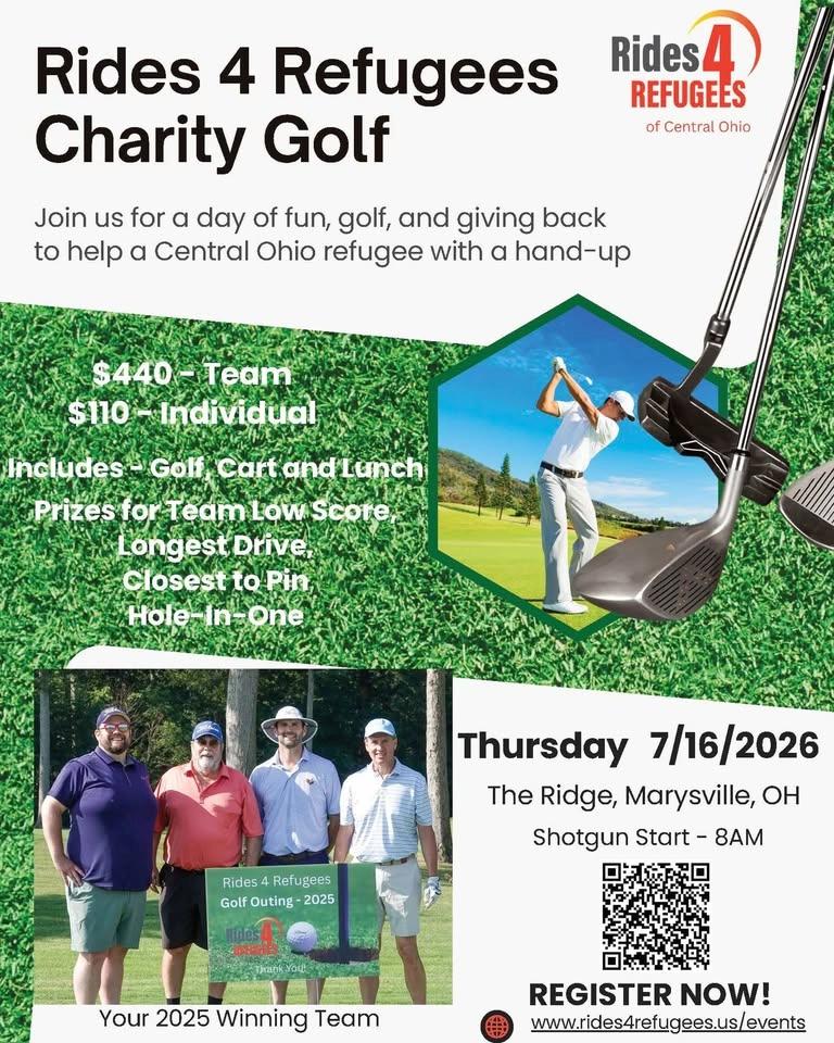 Rides 4 Refugees 4th Annual Charity Golf Outing