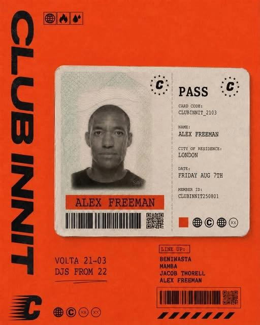 Club Innit – Alex Freeman Goodbye Party