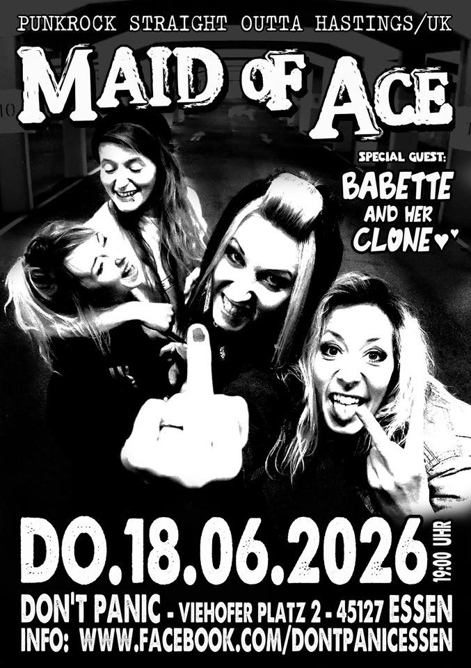Maid Of Ace (The Girlz from Hastings/UK are back again) + Babette and her Clone