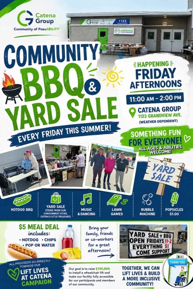 CATENA Group Summer BBQ's & Yard Sale
