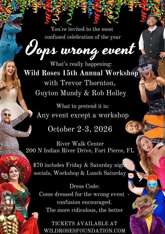 Wild Roses Workshop & Social Dances