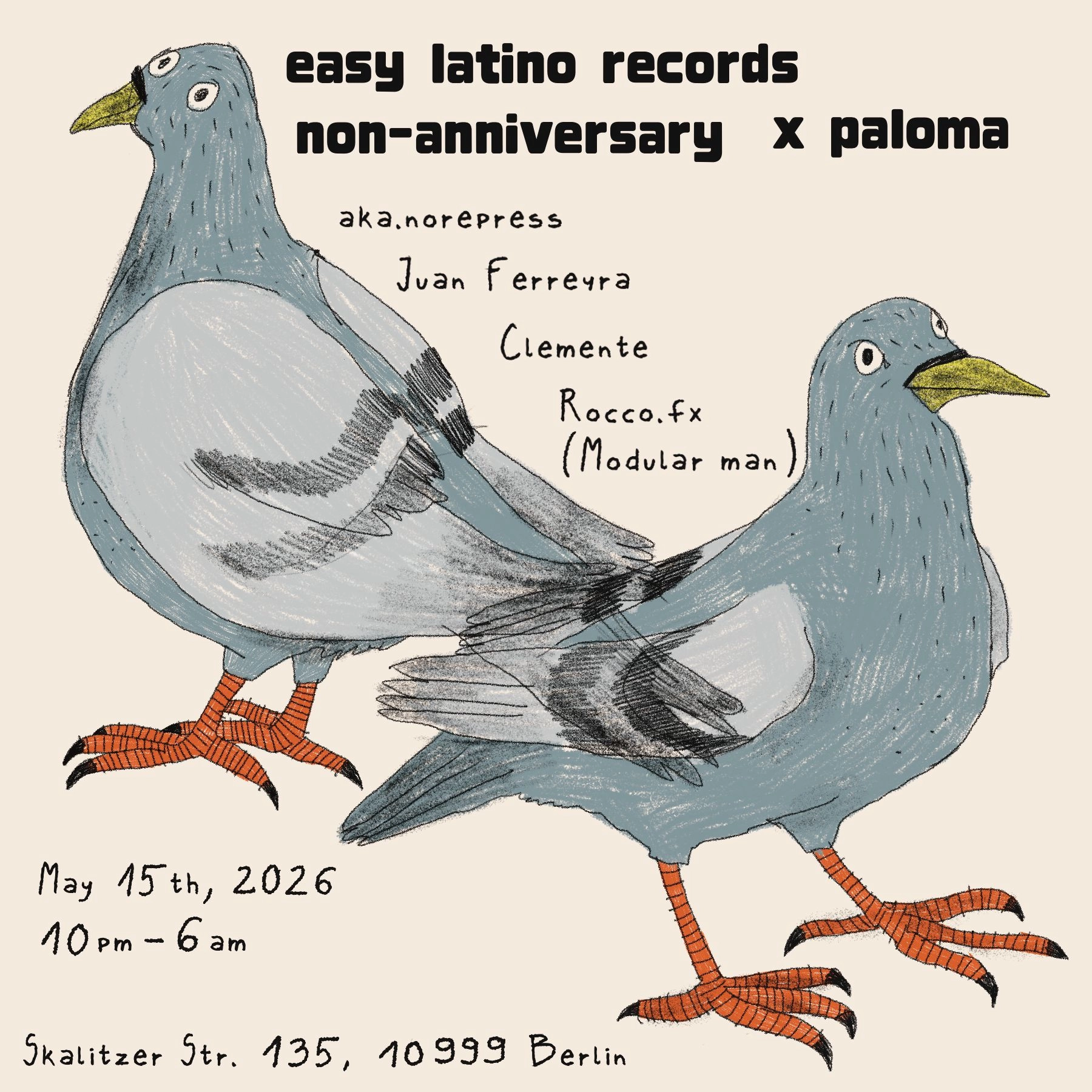 Easy Latino Records non-anniversary x Paloma