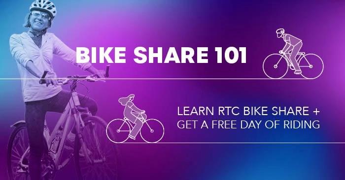 Bike Share 101: Learn RTC Bike Share + Get a Free Day of Riding