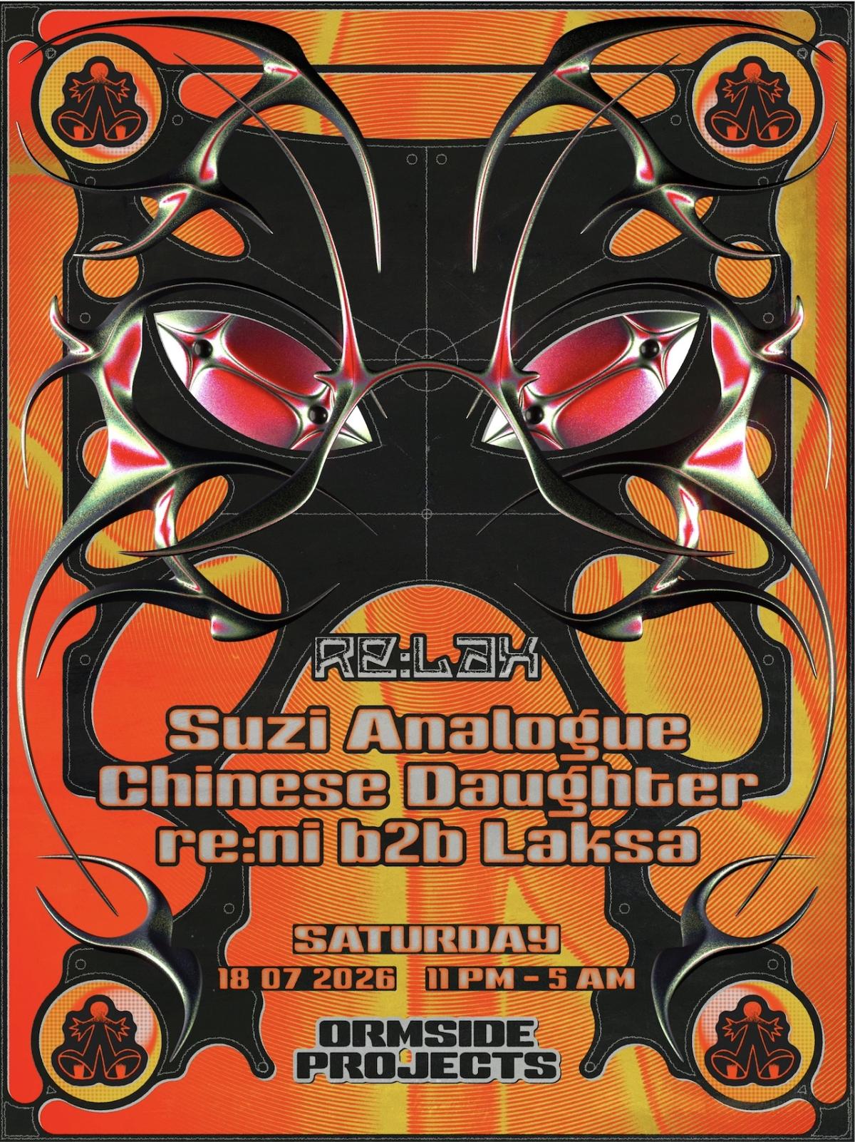 re:lax with Suzi Analogue, Chinese Daughter, re:ni b2b Laksa