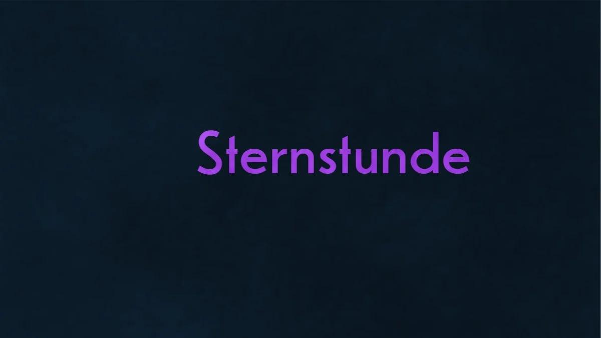 STARRY HOUR; Zeiss-Großplanetarium