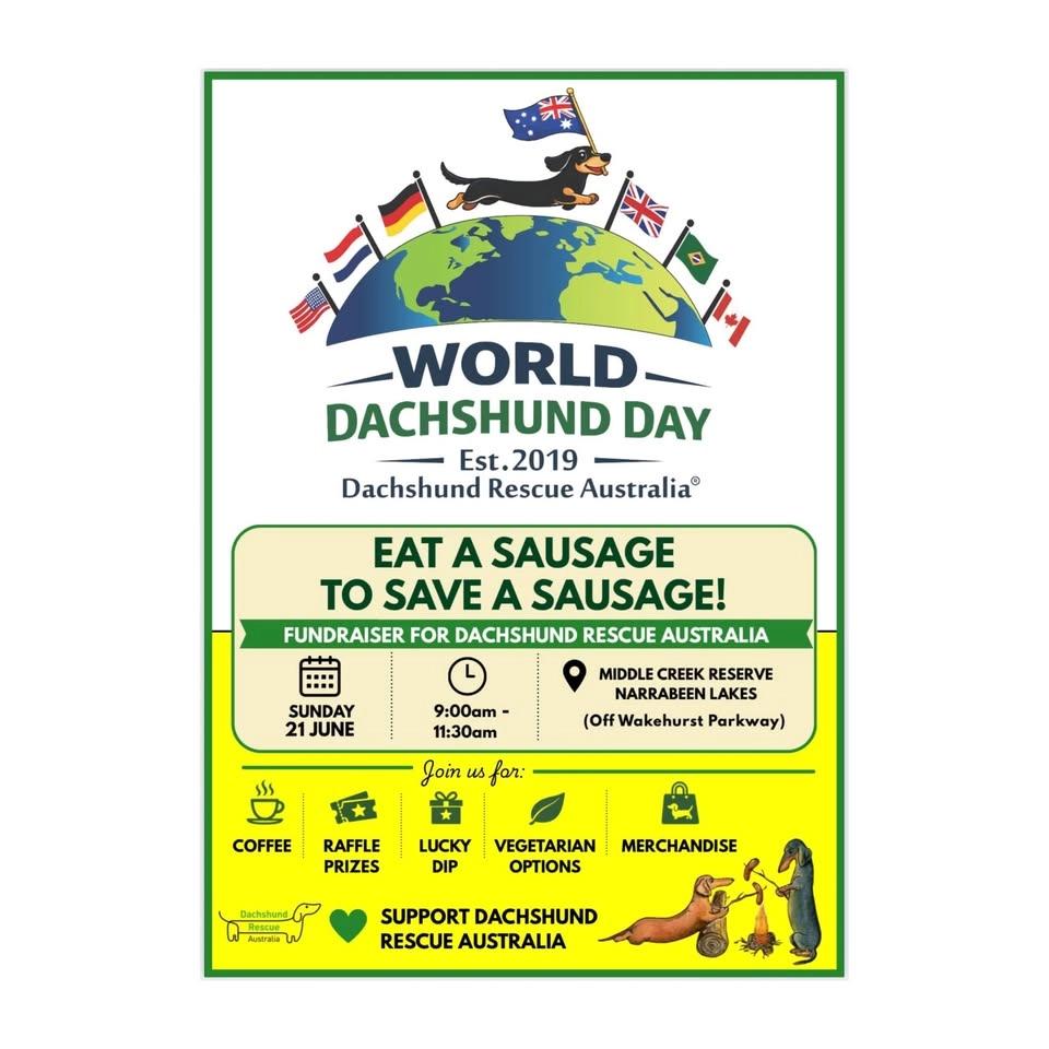 “Eat a Sausage To Save a Sausage” World Dachshund Day