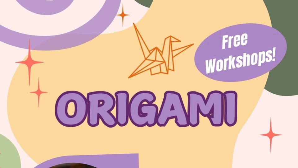 Origami Workshop (Free class! Clase gratis!)