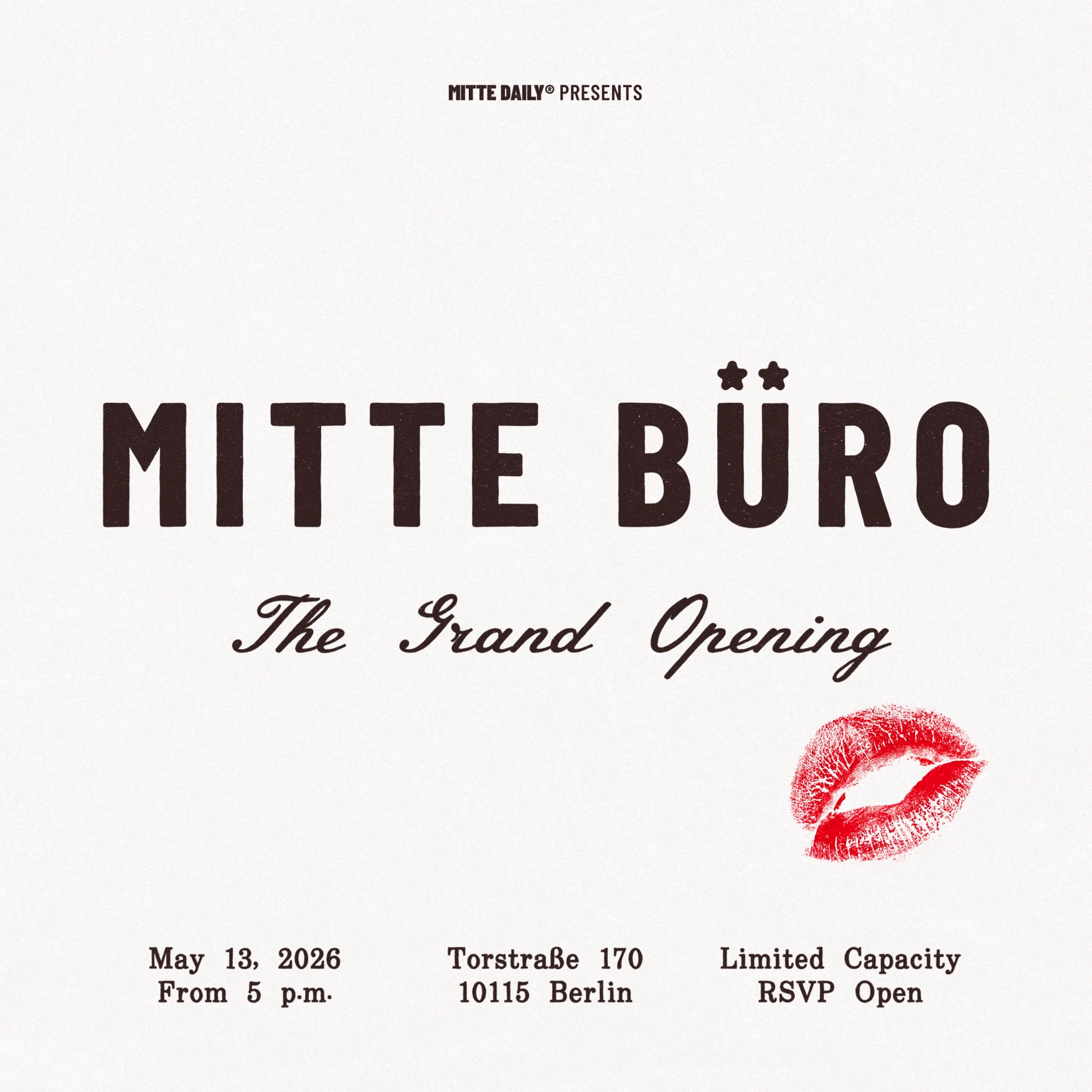 Mitte Büro: The Grand Opening