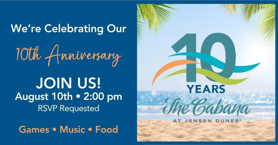 10 Year Anniversary Celebration