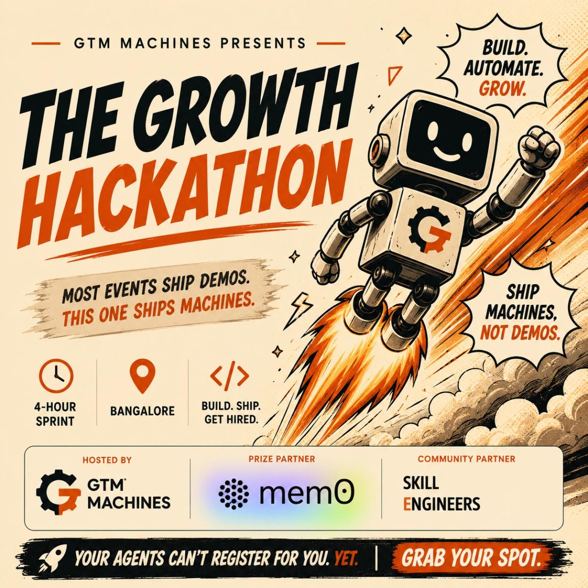 The Growth Hackathon | GTM Machines × Mem0 × Skill Engineers
