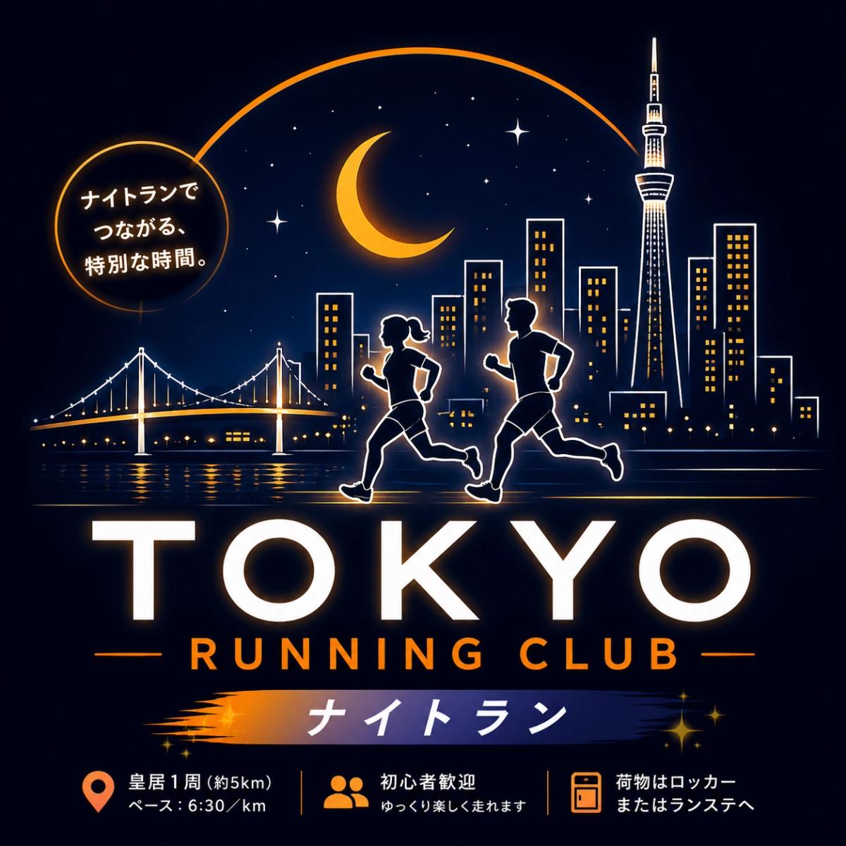 8/10(月) 20:00皇居ナイトラン