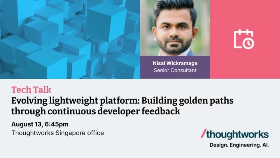 Building golden paths through continuous developer feedback