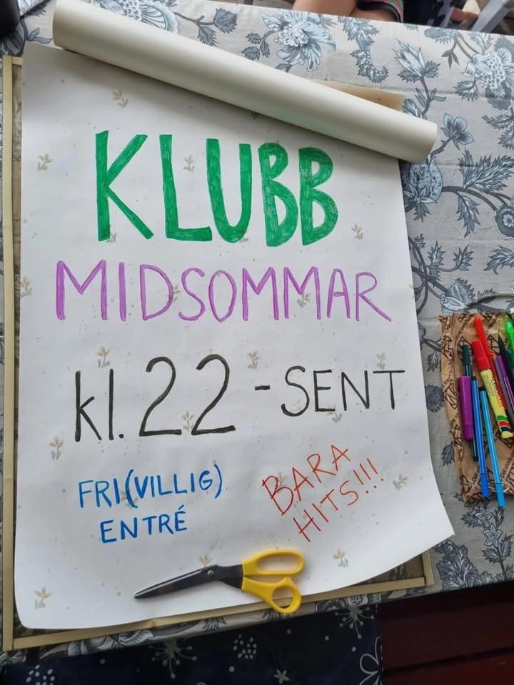 Klubb Midsommar på Folkets hus - DJ Ronny&Fritjof