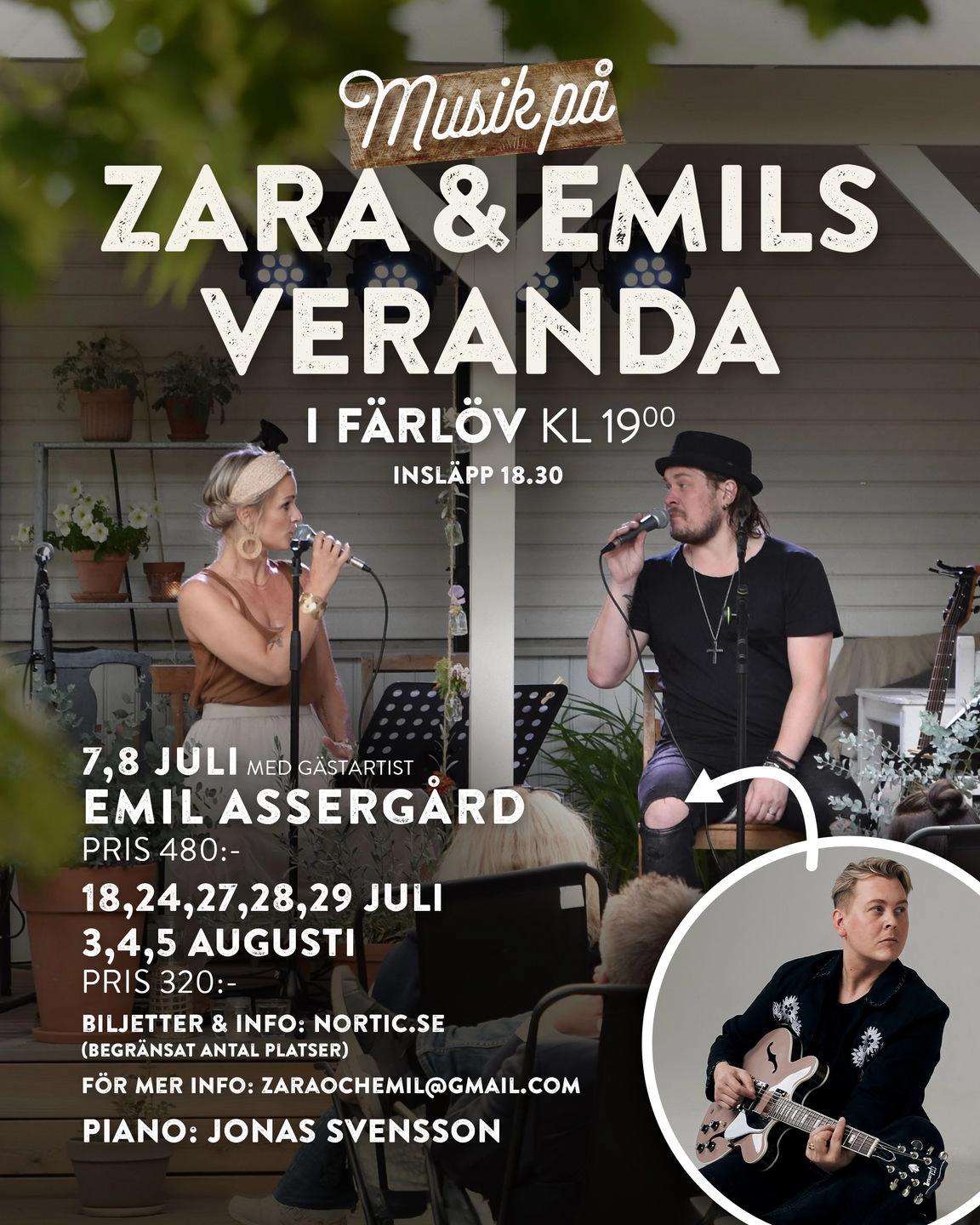 Zara och Emils veranda