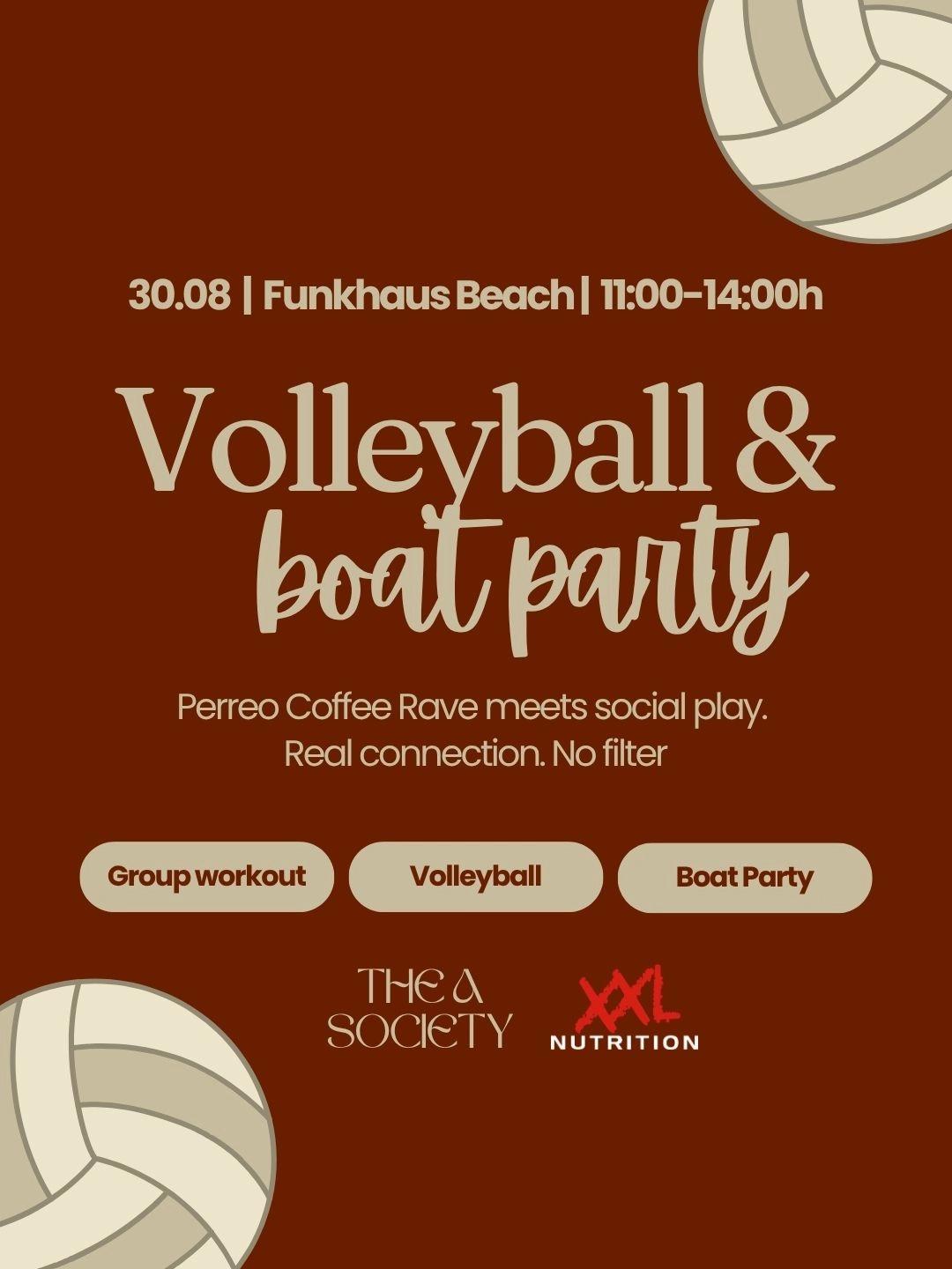 🏐 VOLLEYBALL & BOAT PARTY 💃🏻 | The A Society