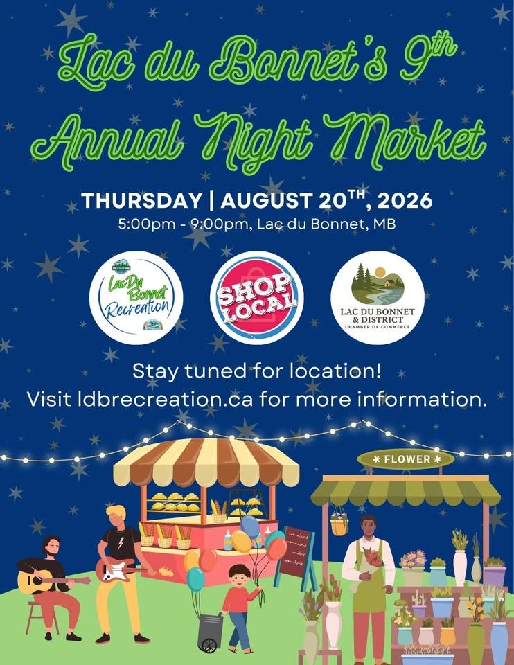 Lac du Bonnet's 9th Annual Night Market