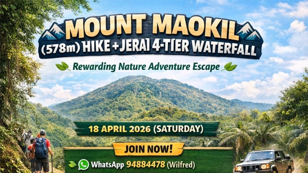 ✅Mount Maokil (578m) Rewarding Hike +Jerai 4 Tiers Waterfall Relax