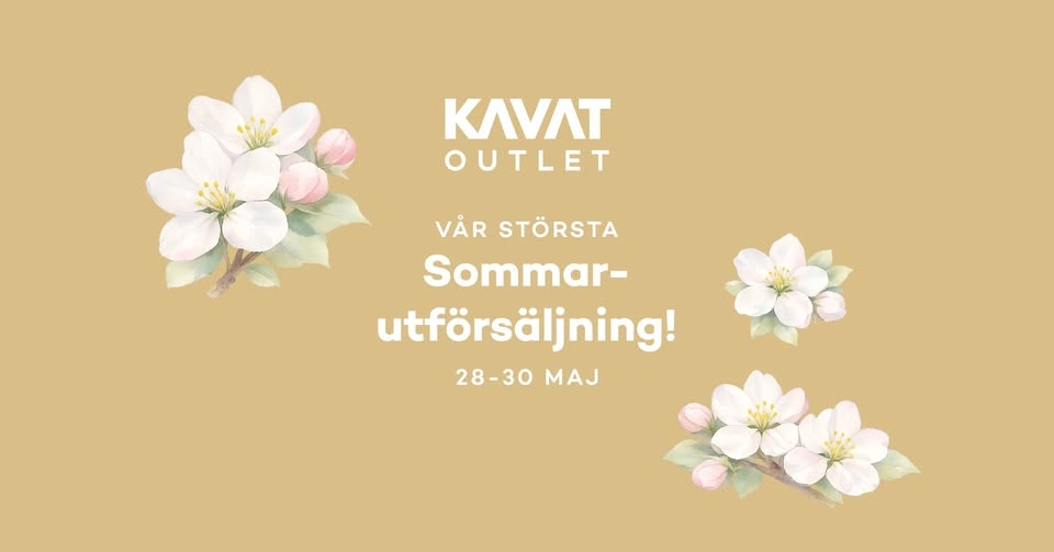 Vår största sommarutförsäljning 28-30 Maj!