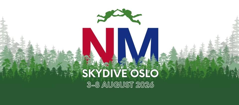 Fallskjerm NM 2026