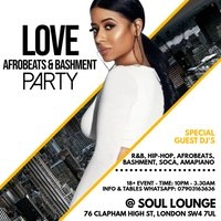 Love Afrobeats & Bashment Party