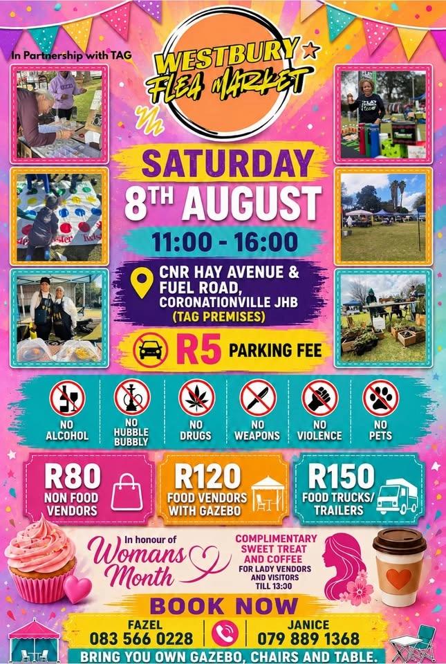 Westbury Flea Market - Celebrating Women's Month 💐