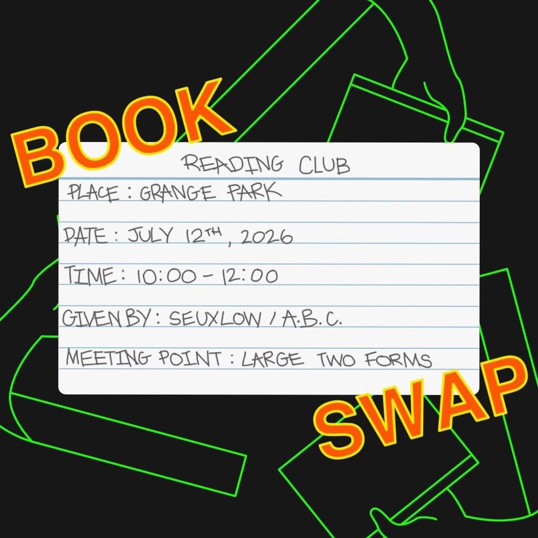 Sunday Reading Club (Park Edition & Book Swap)