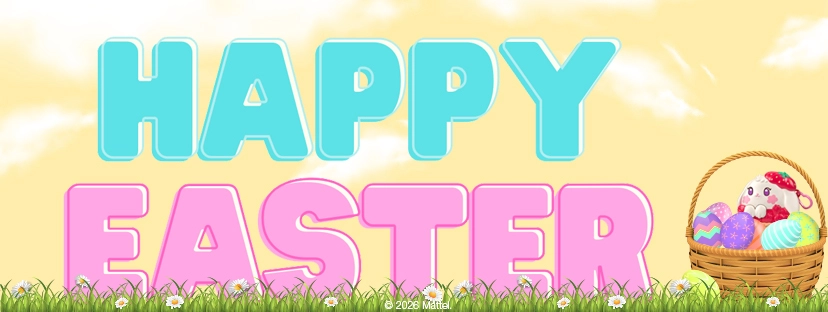 Easter Egg Handout at Mattel Toy Store