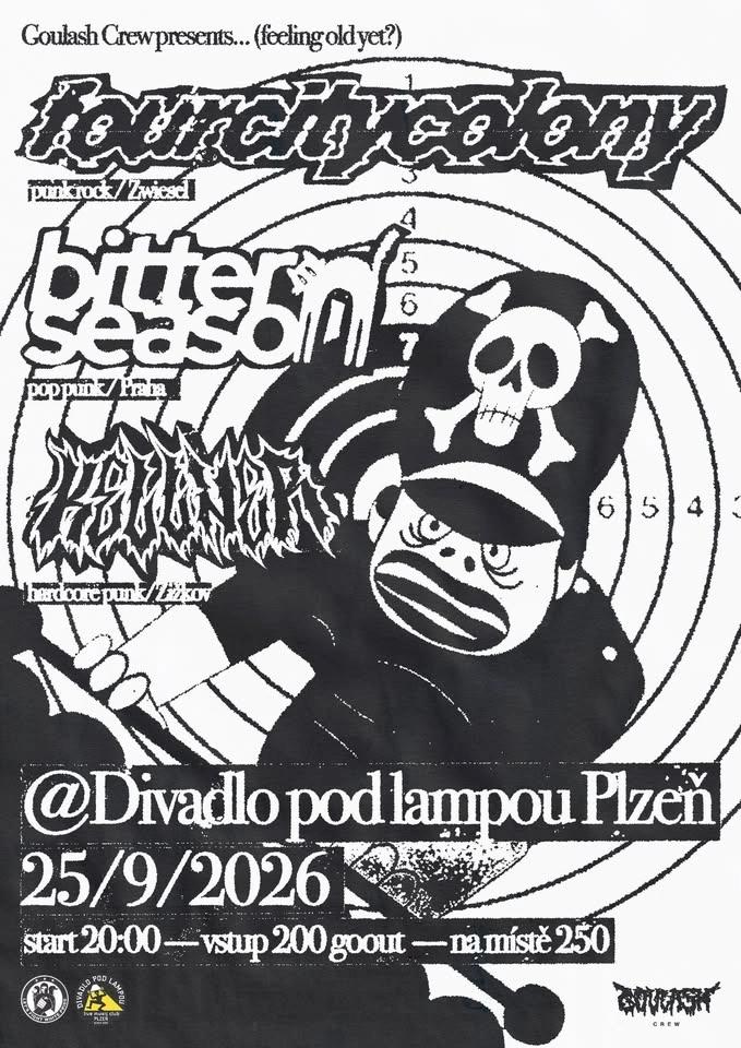 Bitter Season - Fourcitycolony (de) - Kellner, punkrock/hardcore pod Lampou
