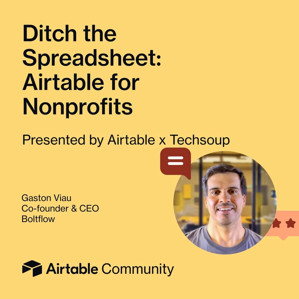 Ditch the Spreadsheet: Airtable for Nonprofits
