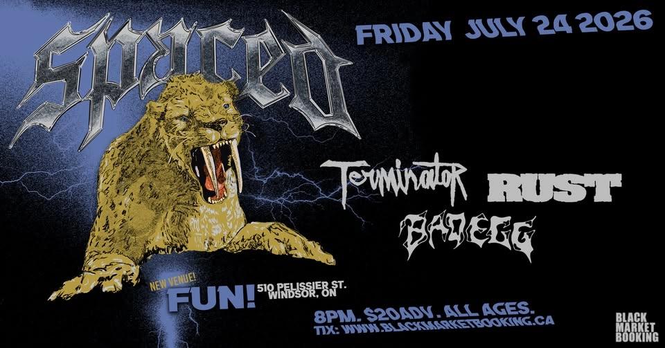 Spaced (NY) / Terminator / Rust / Bad Egg @ FUN! (New venue)