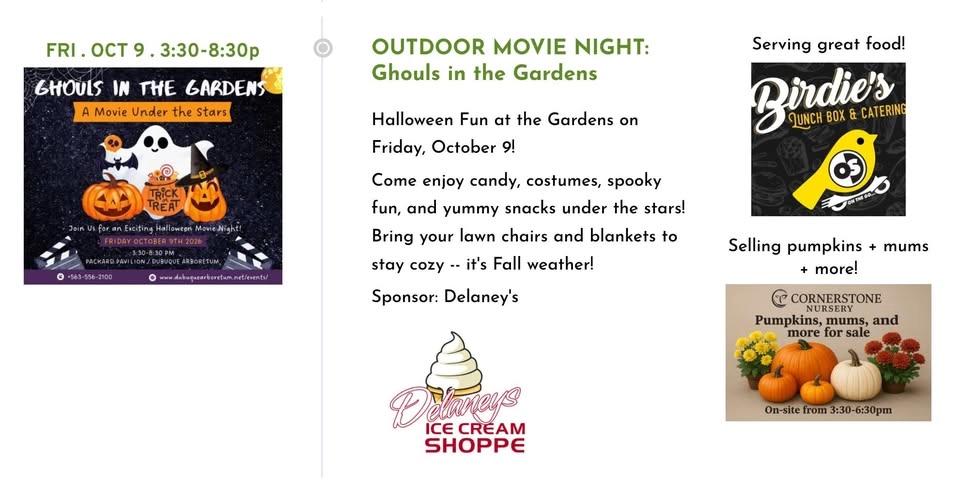 OUTDOOR MOVIE NIGHT: Ghouls in the Gardens