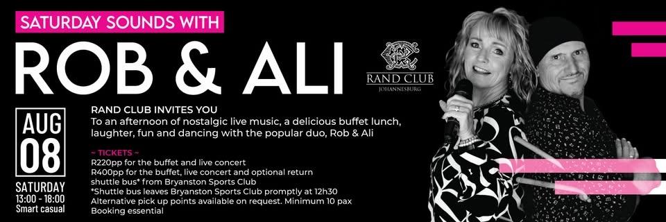 Saturday Sounds with Rob & Ali