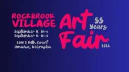 Rockbrook Village Art Fair