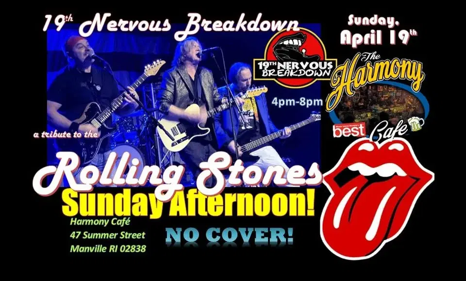 Rolling Stones tribute, "19th Nervous Breakdown" at the Harmony Cafe in Manville (Lincoln) RI