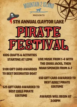 5th Annual Pirate Festival @M2I at the Rockhouse Marina