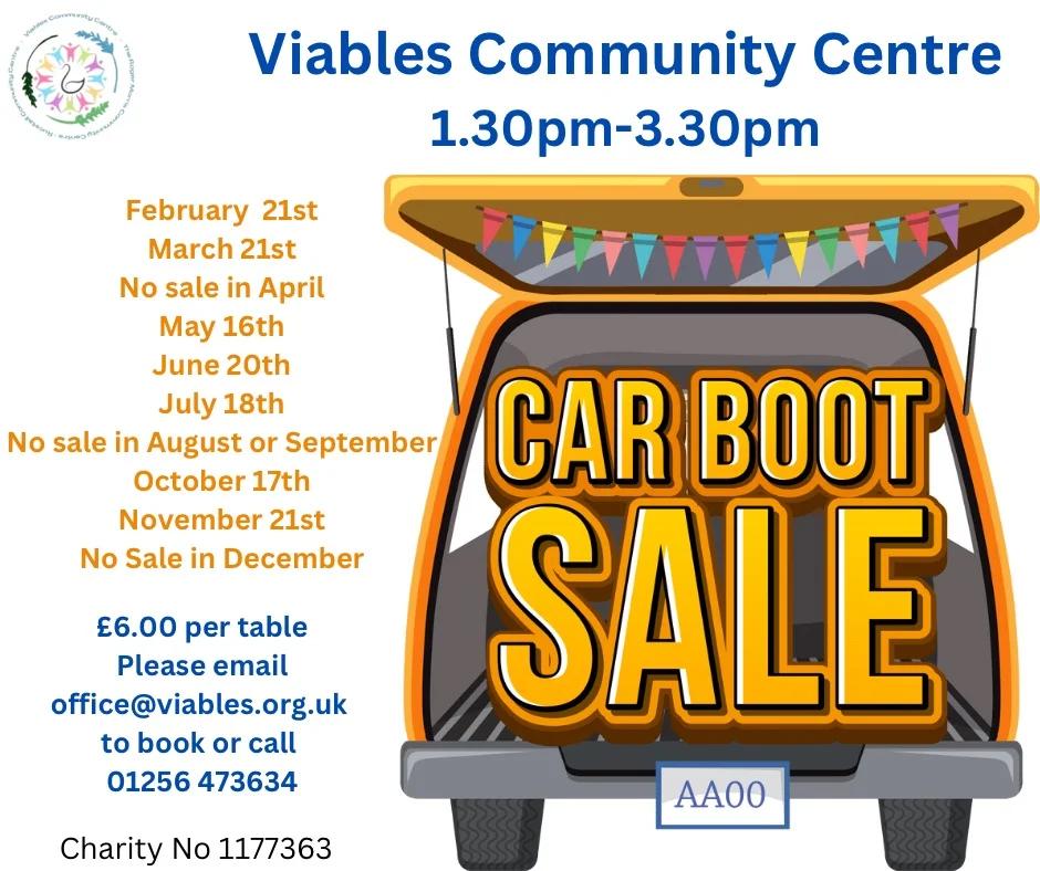 Indoor car boot sale